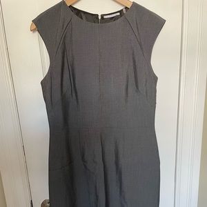 Straight grey Tahari dress